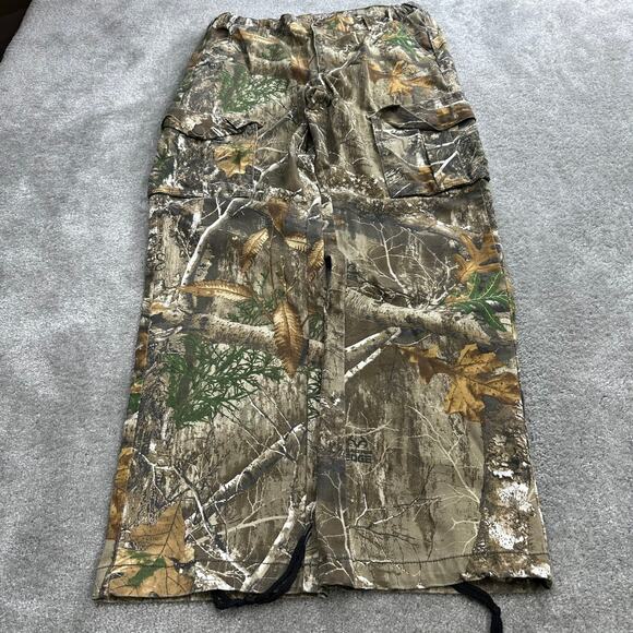Baggy Y2K Realtree Camo Cargo Pants Size Small Y2K Skater Outdoors Hunting - Picture 1 of 6